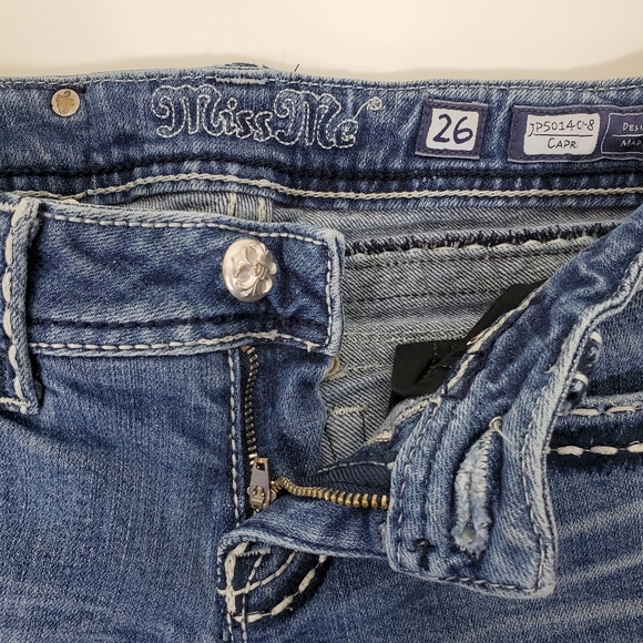 Miss Me capri jeans JP5014CP-8 size 26 - Picture 4 of 15